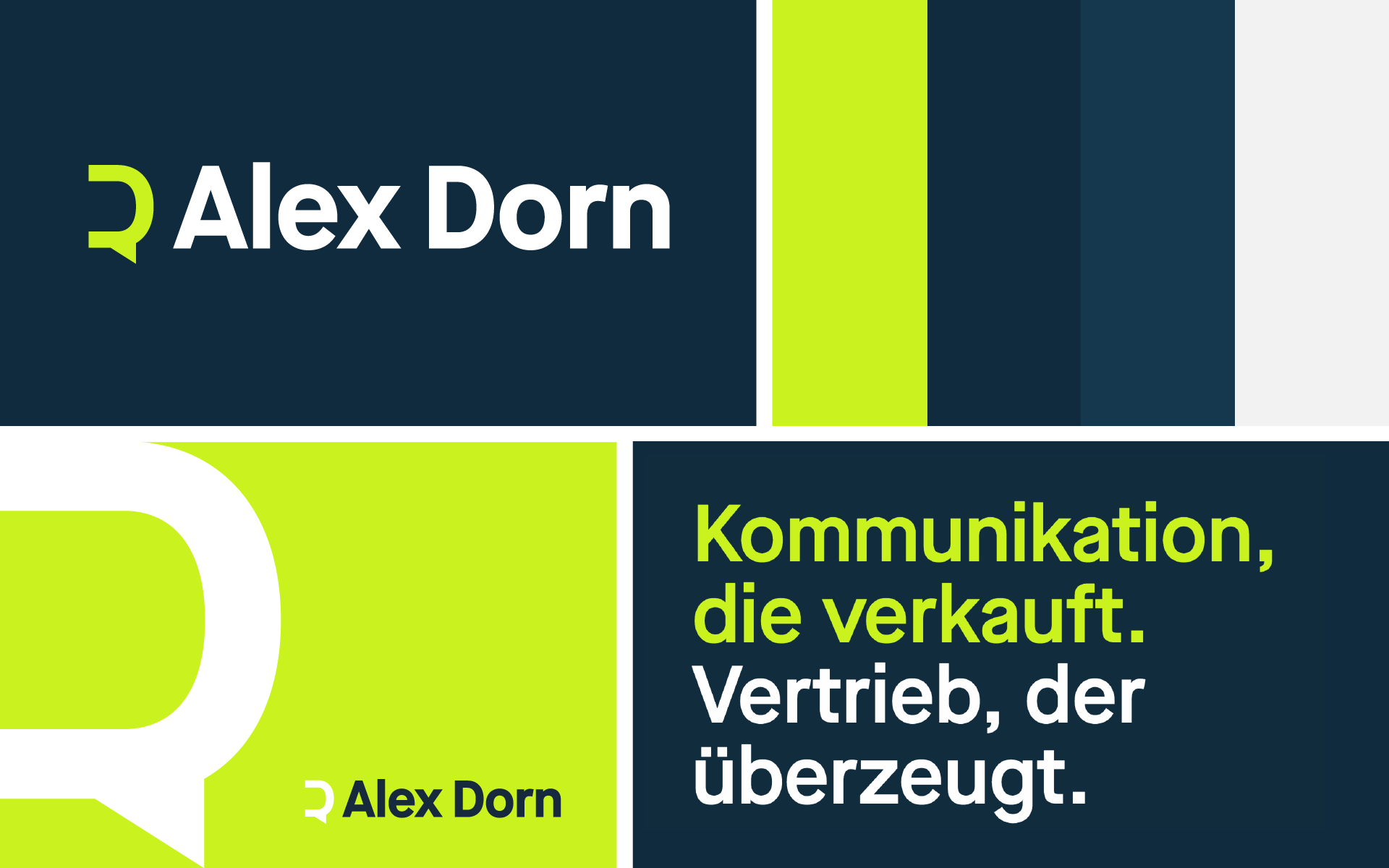 Corporate Design: Styleboard für Alex Dorn