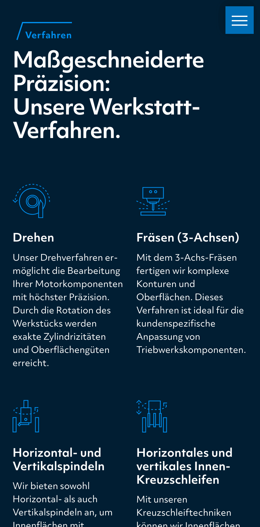 Rager - Corporate Website - Smartphoneansicht Rager - Corporate Website - Smartphoneansicht
